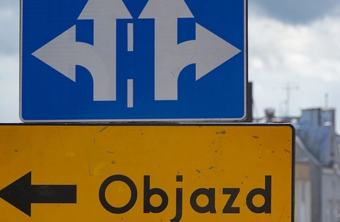 {Olsztyński Zarząd Dróg, Zieleni i Transportu informuje o zbliżającym się zakończeniu remontu ulicy Jagiellońskiej.}